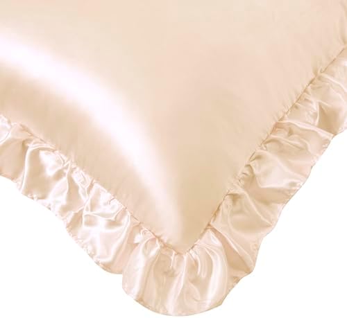 Silky Satin Ruffled Pillow Cases - Image 7
