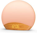 REACHER Wood Grain Sunrise Alarm Clock and Sound Machine Nightlight by Reacher