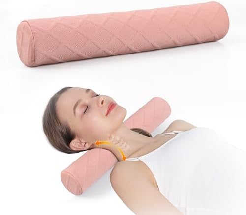 Cozyhealth 3.1" H Small Cervical Roll Pillow, Medium Soft Memory Foam Neck by Cozyhealth