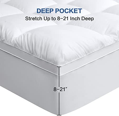 COHOME Full Mattress Topper, Extra Thick Cooling Mattress Pad - Image 5