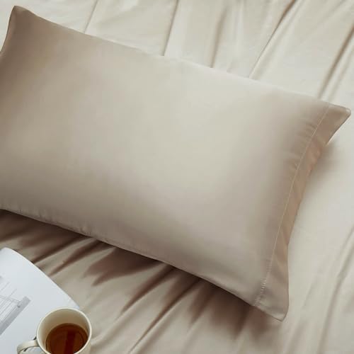 Ersmak Satin Pillowcase Standard Set of 4, Wrinkle Fade Resistant Pillow Covers - Image 4