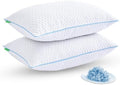Shredded Memory Foam Pillows for Sleeping 2 Pack by Friendriver