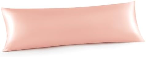 INFIIXSO Mulberry Silk Body Pillow Pillowcase, Rose Pink by INFIIXSO
