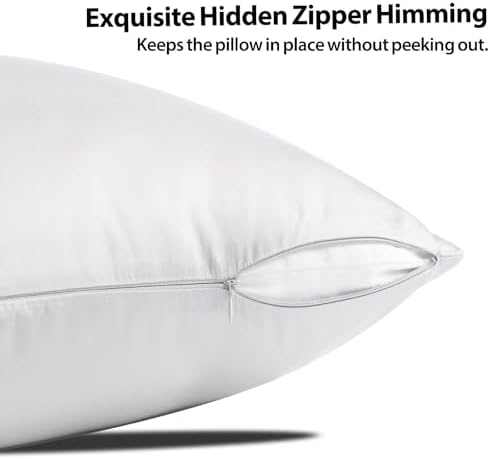 4 Pack Cooling Pillow Cases, Viscose Derived from Bamboo Pillow Protectors - Image 3