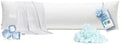 Rainmr Extra Long Body Pillow Memory Foam 180x50cm – Firm King Size Body Pillows by RainmrBedding