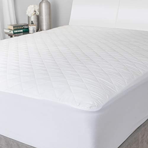 Masirs Twin Mattress Pad Protector Waterproof – Quilted Fitted Mattress Cover by Masirs