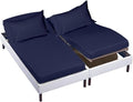 Cottingon 5 PC Split King Sheets Fits 16" Deep, Egyptian Cotton by COTTINGON