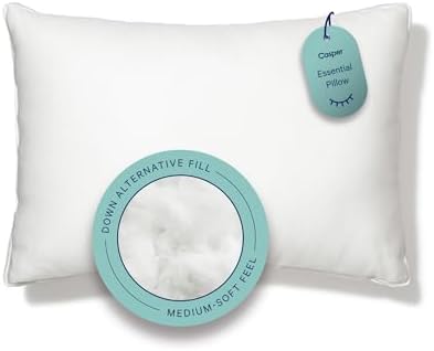 Casper Sleep Essential Pillow – Standard Down-Alternative Bed Pillow by Unknown