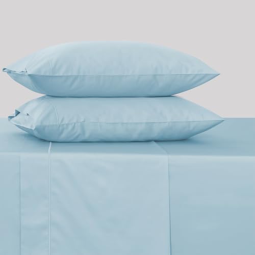 Feather & Stitch 100% Cotton Sateen 500 TC Twin Size Bed Sheet Set - Image 4
