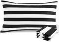 NTBAY King Striped Microfiber Pillowcases by NTBAY