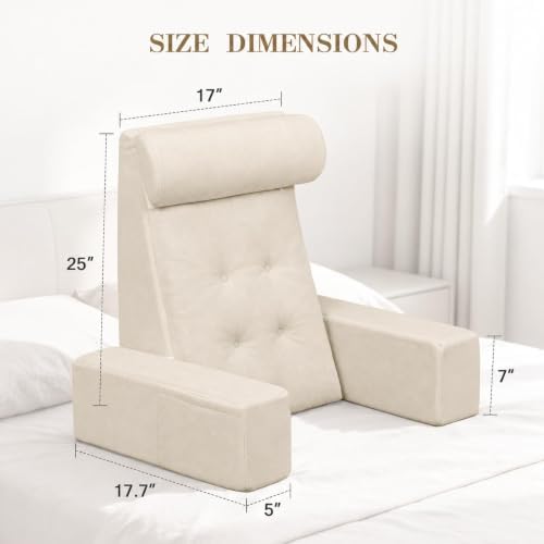 Reading Pillow for Sitting Up in Bed Backrest Pillow - Image 5