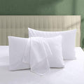 100% Egyptian Cotton Pillow Protectors Set of 2 King Size by ShunjieHome