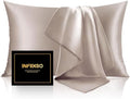 INFIIXSO Mulberry Silk Pillow Cases Standard Size by INFIIXSO