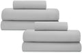 California Design Den 2 Pack Organic Cotton Twin Bed Sheets, Light Grey by CaliforniaDesignDen