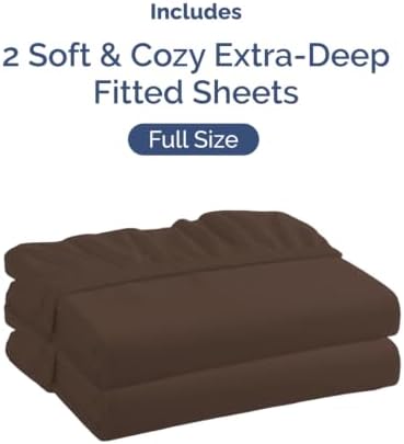 CGK Linens 2 Pack Extra Deep Full Fitted Sheets - Image 4