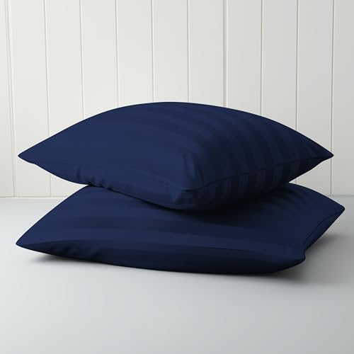 Queen Size Pillowcases 100% Egyptian Cotton 4 Pcs, 400 Thread Count Sateen by ZaizaiHome