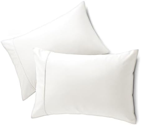 QUEENSBAY Queen Pillow Cases Set of 2, Microfiber Cooling Pillowcases, Soft by Queensbay