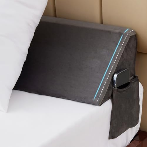 Bedluxe King Bed Wedge Pillow for Headboard, Fill The Gap by Bedluxe