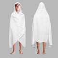 COTTON CRAFT Hooded Bath Towel for Adults – 100% Cotton Waffle Weave Towel by COTTONCRAFT