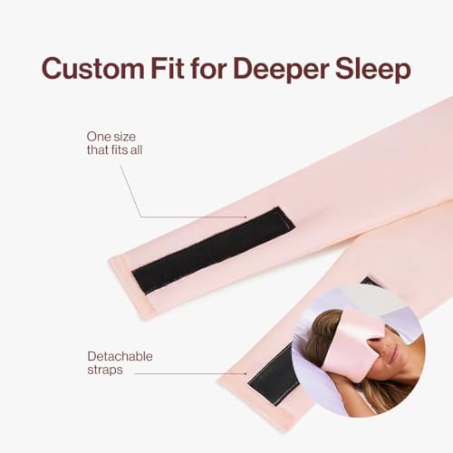 Dore & Rose Deep Sleep Mask, 100% Pure Silk Eye Mask - Image 3