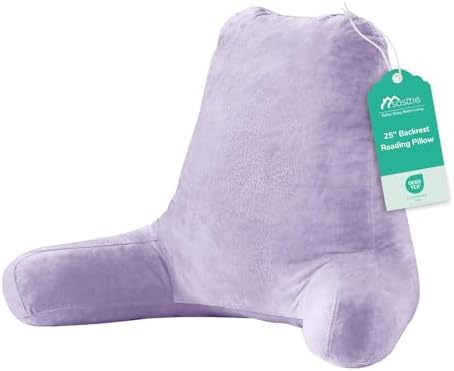 Sasttie Reading Pillow for Bed, Back Pillow for Sitting Up by SASTTIE