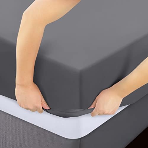 Pack of 6 King Fitted Sheet, Fits Up to 15 Inch Deep Pocket - Image 4