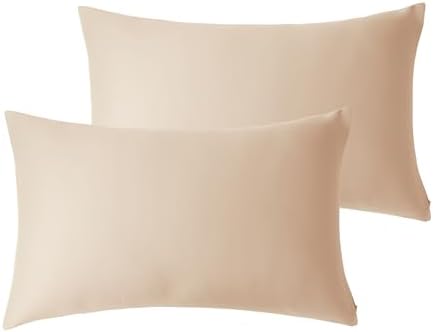 100% Cotton Zippered Pillow Protectors King Size by ShunjieHome