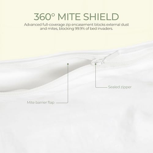 100% Cotton Waterproof Mattress Encasement, Bed Bug & Dust Mite Proof Cover - Image 6