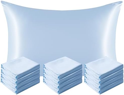 NTBAY 12 Pack Satin King Pillowcases by NTBAY