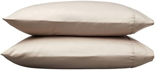 Amazon Basics 400 Thread Count 100% Cotton Pillowcases, Sateen Weave, Standard - Image 3