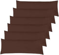 Elegant Comfort 6-PACK Solid Pillowcases 1500 Premium Hotel Quality Microfiber by ELEGANTCOMFORT