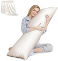 HUXMEYSON Body Pillow with Satin Pillowcase, Body Pillow by HUXMEYSON