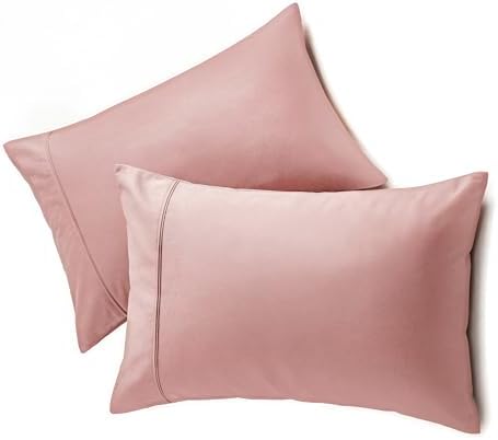 QUEENSBAY Queen Pillow Cases Set of 2, Microfiber Cooling Pillowcases, Soft by Queensbay