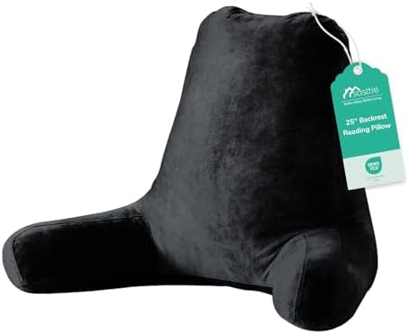 Sasttie Reading Pillow for Bed, Back Pillow for Sitting Up by SASTTIE