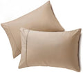 QUEENSBAY Queen Pillow Cases Set of 2, Microfiber Cooling Pillowcases, Soft by Queensbay