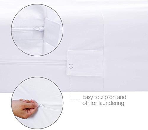 King Mattress Protector Waterproof Zippered 9 Inches - Image 2