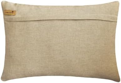 The HomeCentric Gold 12"x22" Lumbar Pillow Cover, Faux Leather Animal, Leopard - Image 3