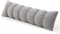 Pat. Pend. Full Body Pillow for Adults, 59 Inch, Zinc Gray by Ailuteie