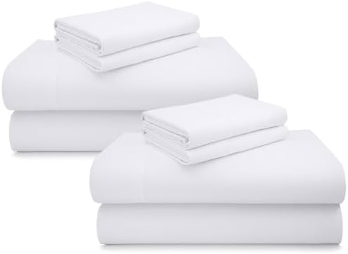 California Design Den 2 Pack 600 Thread Count Cotton Bed Sheets Queen Set by CaliforniaDesignDen