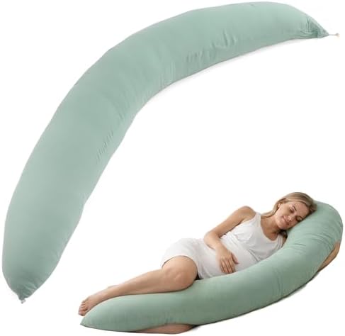 Pregnancy Pillow for Side Sleeping, 74 Inch C Shaped Long Body Pillow, Sleep by OFFICIALGERMANBRANDTANTOMI