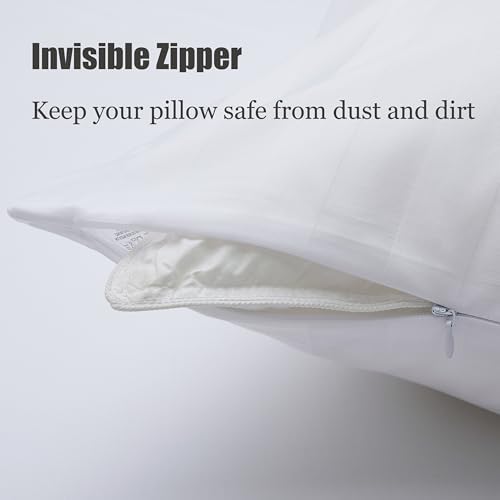 100% Cotton Zippered Body Pillow Protectors 1 Pack - Image 5