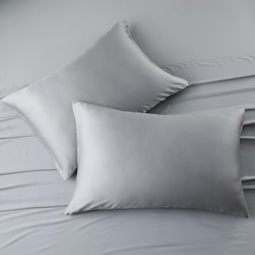 4 Pack Cooling Pillow Cases, Viscose Derived from Bamboo Pillow Protectors - Image 7