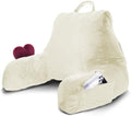 Nestl Reading Pillow for Bed, Back Pillow for Sitting Up in Bed, Off White by Nestl