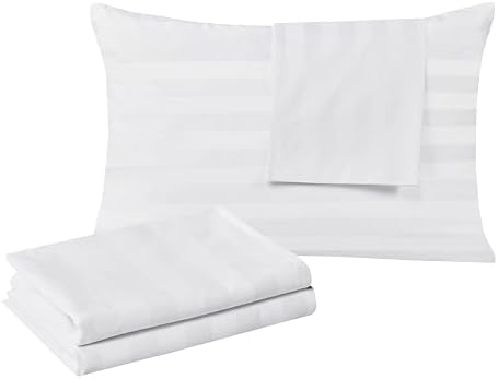 100% Egyptian Cotton Queen Size Pillow Protectors by ShunjieHome