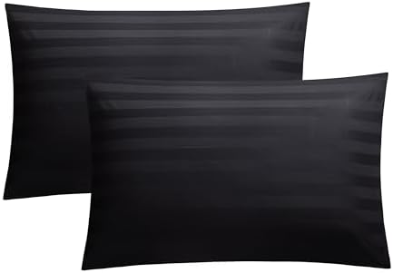 100% Cotton Zippered Pillow Protectors Standard Size by ShunjieHome