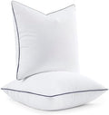MIULEE 22x22 Pillow Inserts, Fluffy Down Alternative Filling Pack of 2 by MIULEE