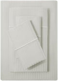 Feather & Stitch 100% Cotton Sateen 500 TC King Size Bed Sheet Set by FEATHERSTITCHNEWYORK