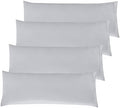 Elegant Comfort 4-PACK Solid Pillowcases 1500 Premium Hotel Quality Microfiber by ELEGANTCOMFORT