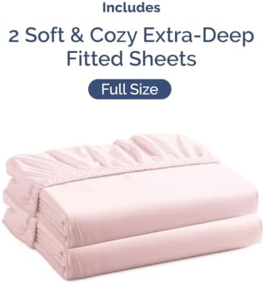 CGK Linens 2 Pack Extra Deep Full Fitted Sheets - Image 4