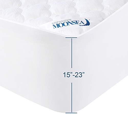 Queen Mattress Pad Thick Quilted Mattress Topper, Air Mattress Cover, Super - Image 5